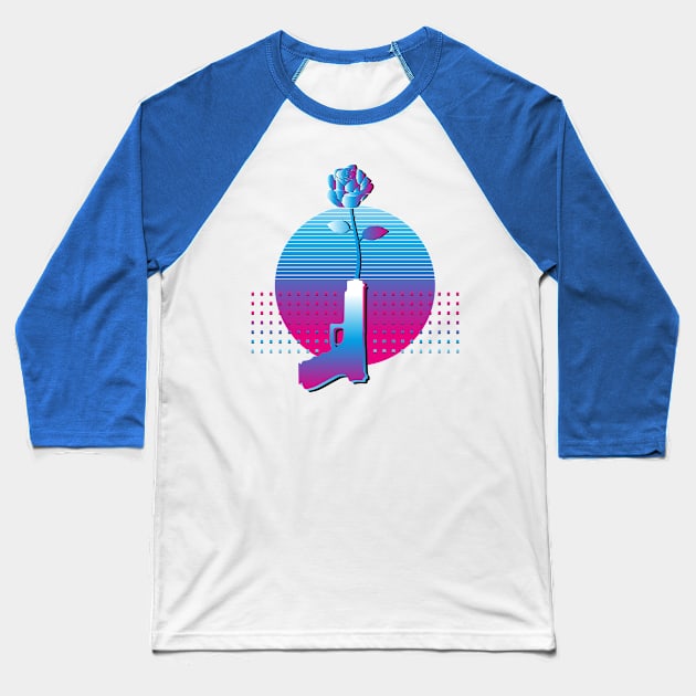 No War Love Only Baseball T-Shirt by RJ-Creative Art